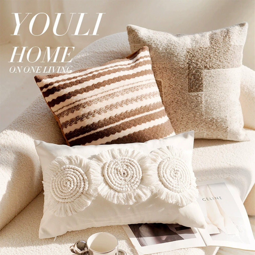 Laredo Nordic Jacquard Woven Throw Pillow Cover