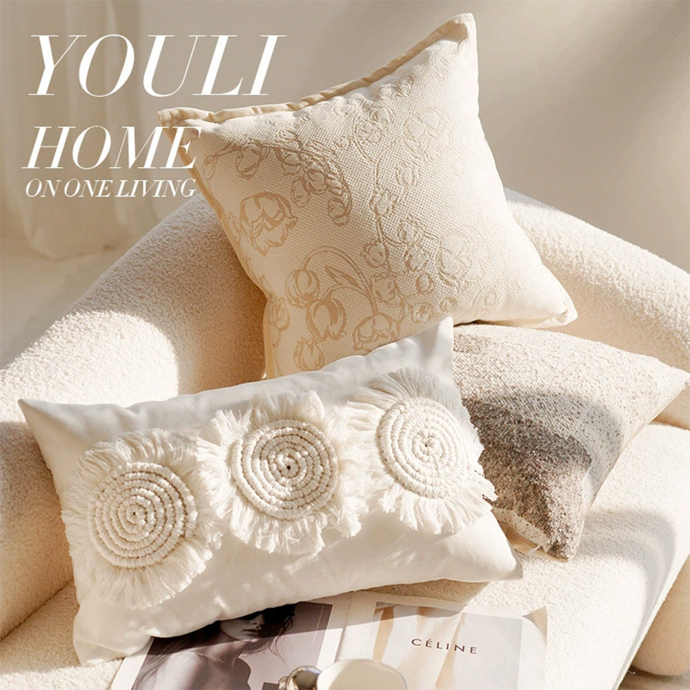 Laredo Nordic Jacquard Woven Throw Pillow Cover