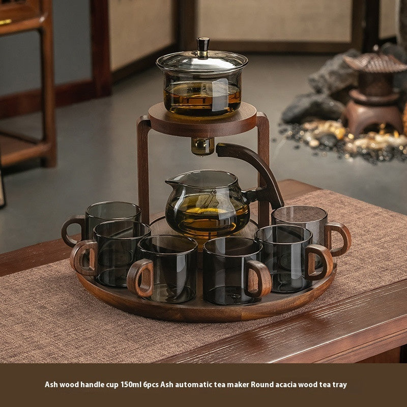 Ranch Morning Tea Set - Glass Pot + 6 Cups and Serving Tray