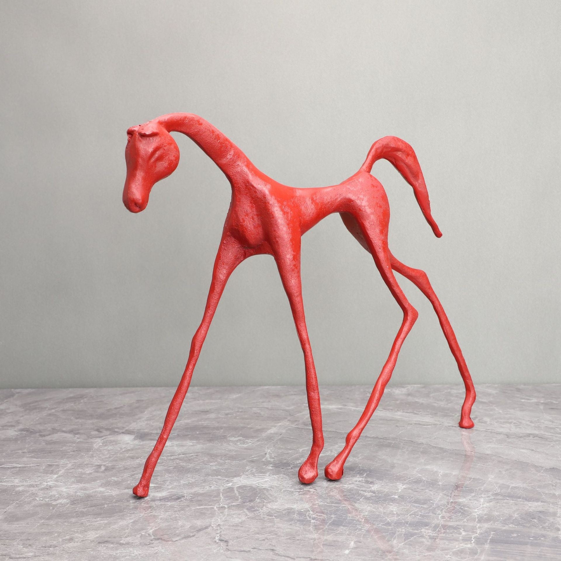 Nordic Creative Cast Iron Horse Shape Hallway Ornament