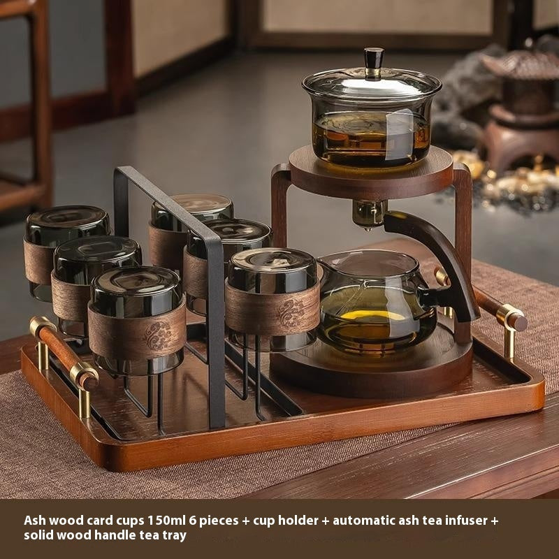 Ranch Morning Tea Set - Glass Pot + 6 Cups and Serving Tray